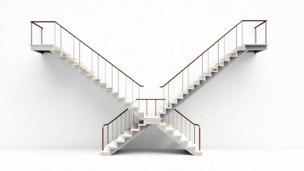 Schéma comparatif des critères de choix d’un monte-escalier : type d