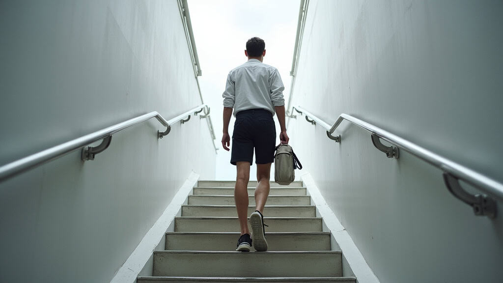 Siège de monte-escalier après une session d