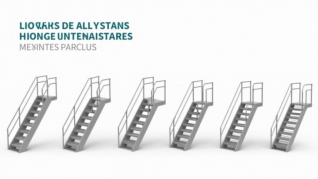 Tableau comparatif des différents types de monte-escaliers installés à Frontenex