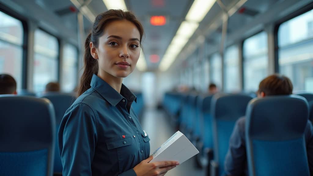 Technicien en train d