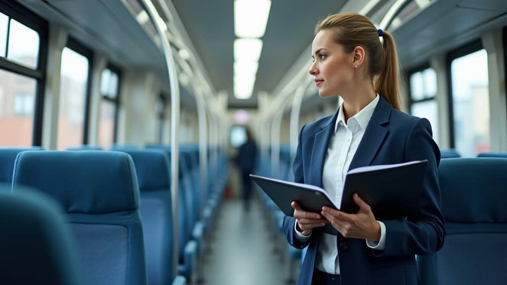 Technicien en train d