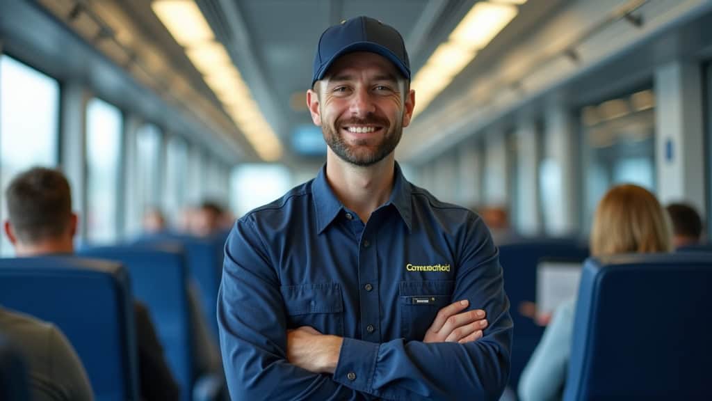 Technicien en train d