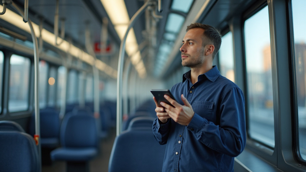 Technicien en train d