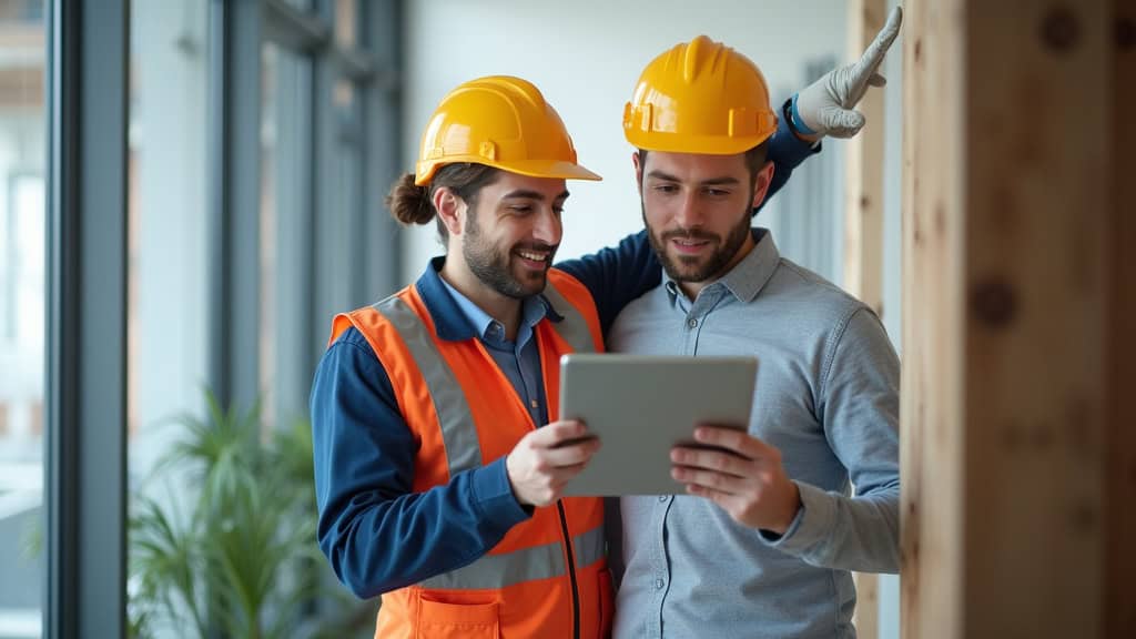 Technicien en train de faire un diagnostic pour un monte escalier à Gennes-Val-de-Loire