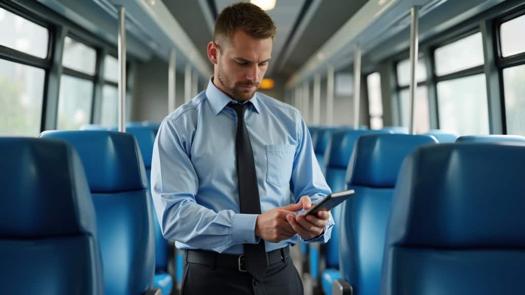 Technicien professionnel en train d