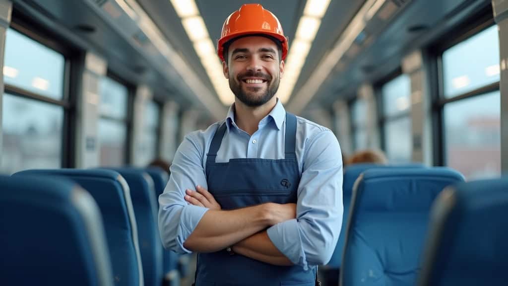 Technicien professionnel en train d