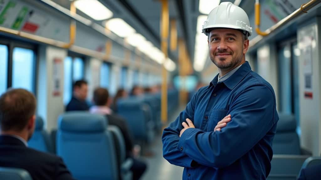 Technicien professionnel en train d