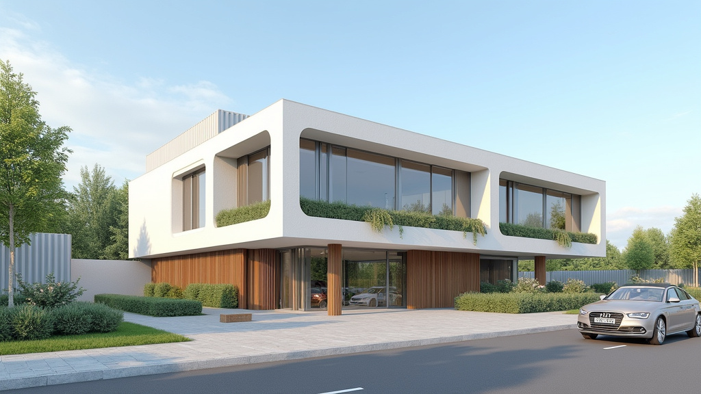 Bâtiment de la mairie de Leucate vue extérieure