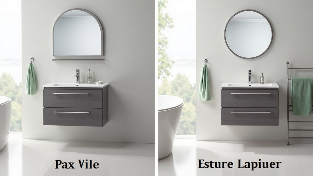 Comparaison avant et après installation d