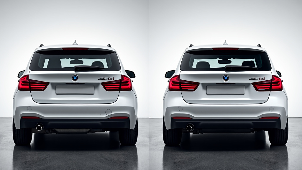 Comparaison avant et après installation d