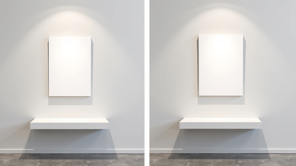 Comparaison avant et après installation d