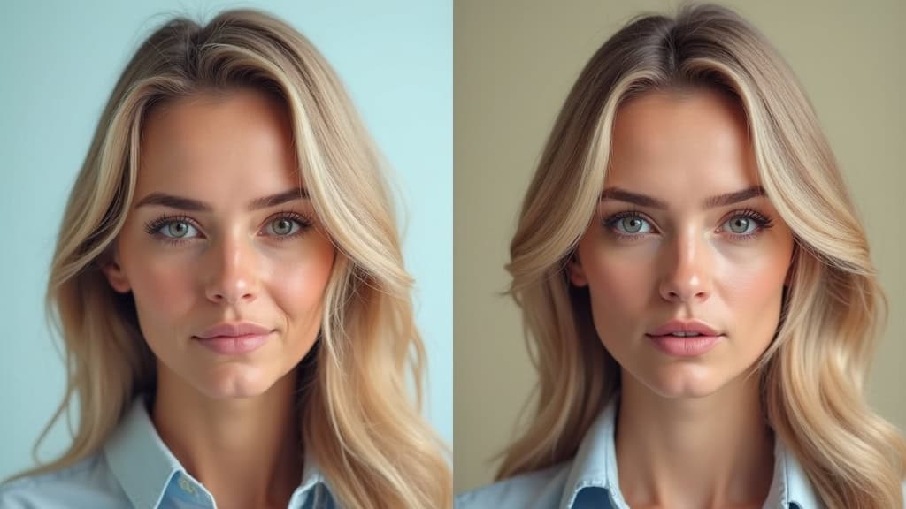 Comparaison avant et après l