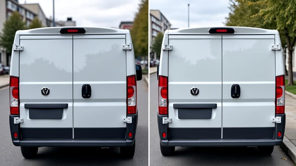 Comparaison avant et après l