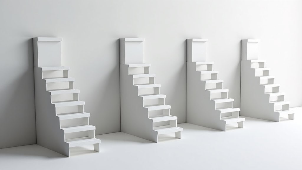 Comparaison de différents modèles de monte-escalier installés à Terre-de-Haut