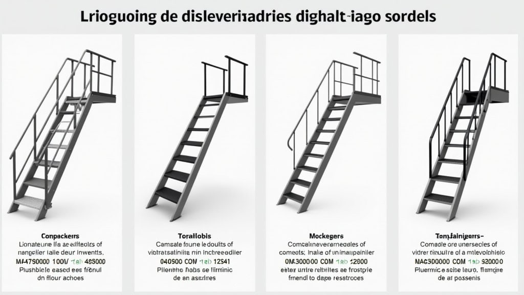 Comparaison de différents modèles de monte-escaliers avec leurs prix affichés
