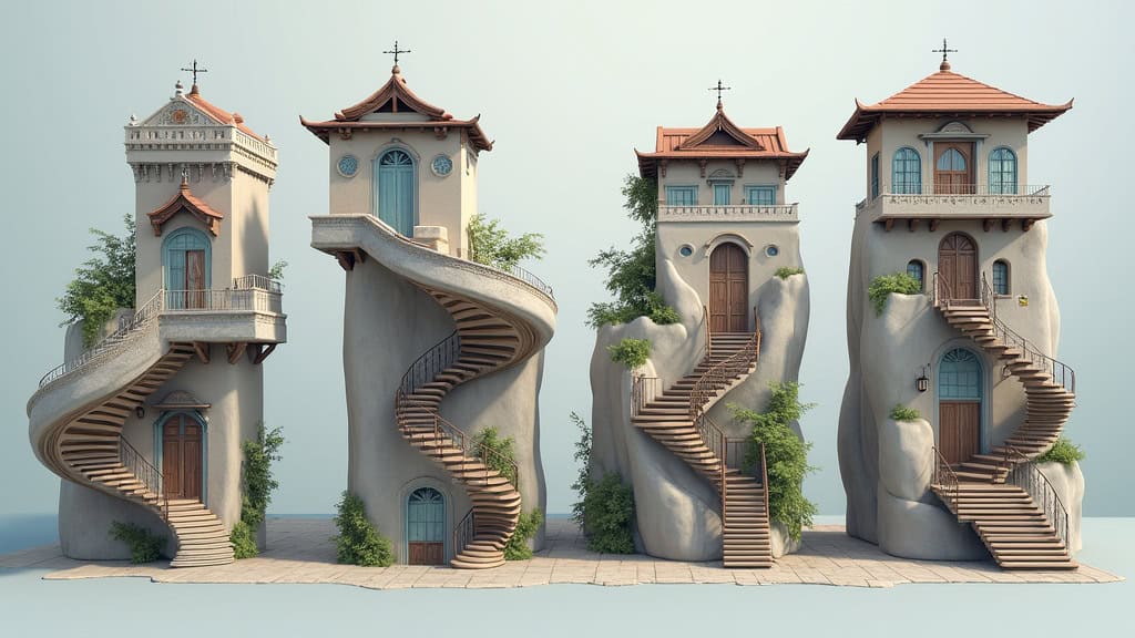 Comparaison de différents modèles de monte-escaliers dans une habitation à Ganges