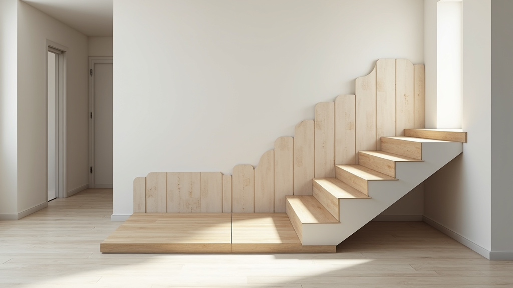 Comparaison entre un monte escalier assis et un modèle debout dans un intérieur