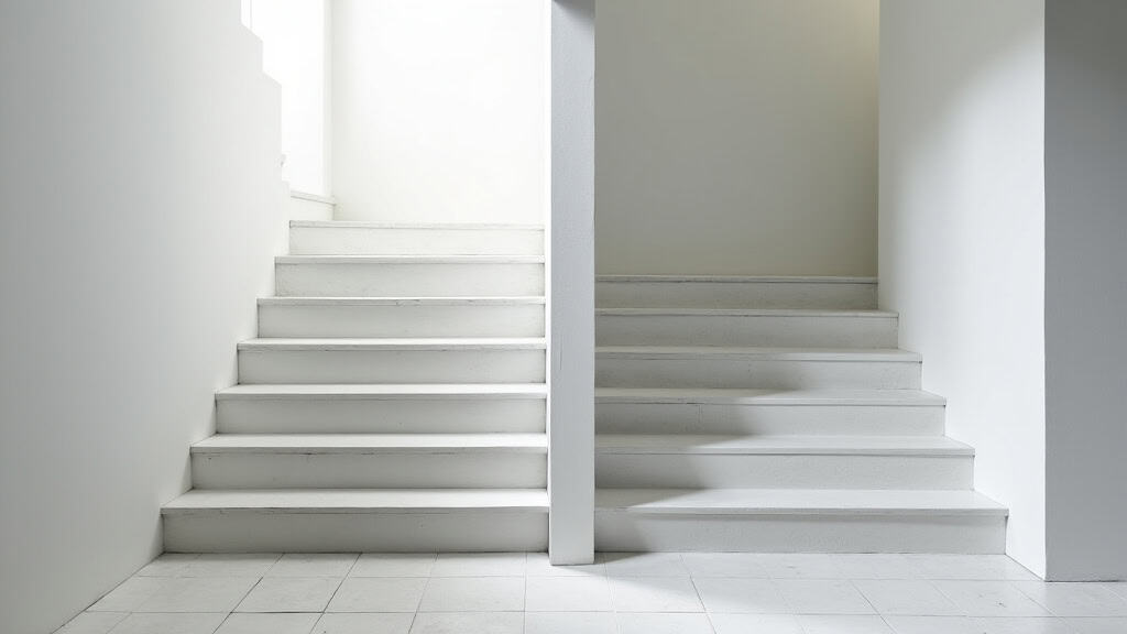 Comparaison entre un monte-escalier droit et un modèle tournant à Bernes-sur-Oise