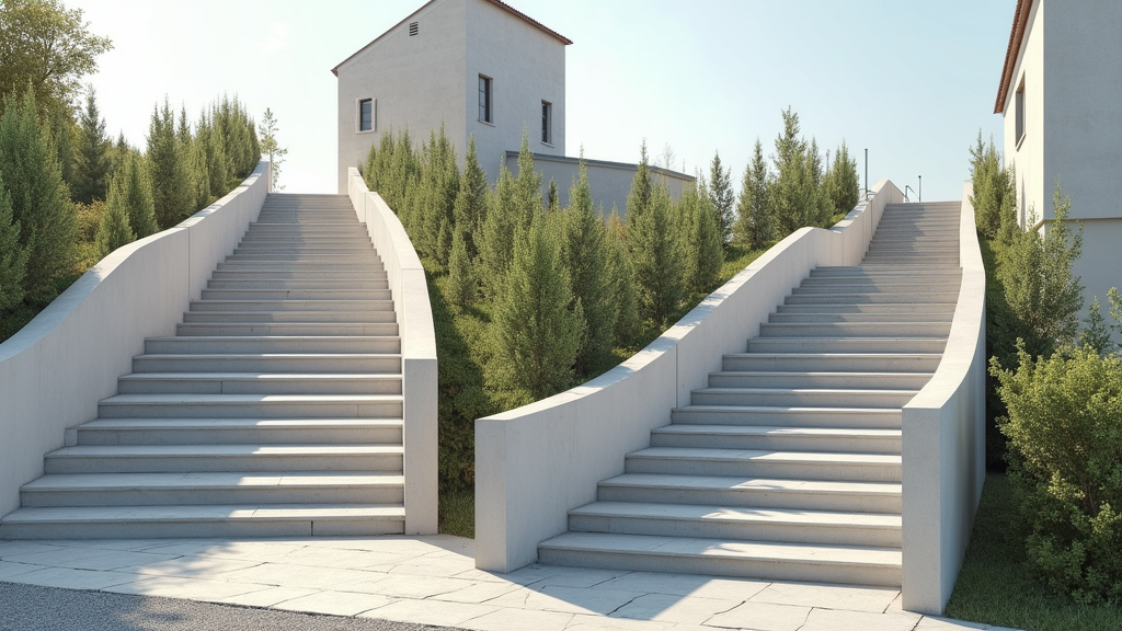 Comparaison entre un monte-escalier droit et un modèle tournant à Bessines-sur-Gartempe