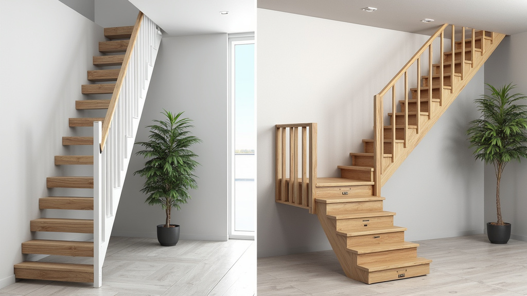 Comparaison entre un monte-escalier droit et un modèle tournant installé à Arpajon