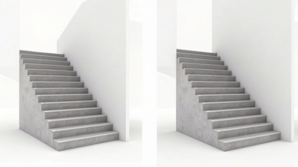 Comparaison entre un monte-escalier droit et un modèle tournant