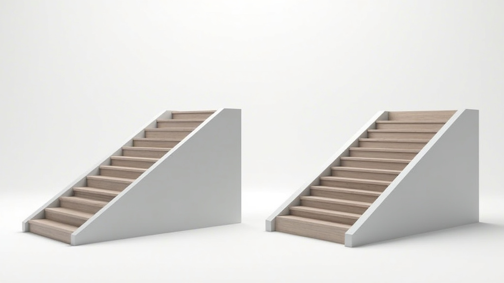 Comparaison entre un monte-escalier droit et un modèle tournant