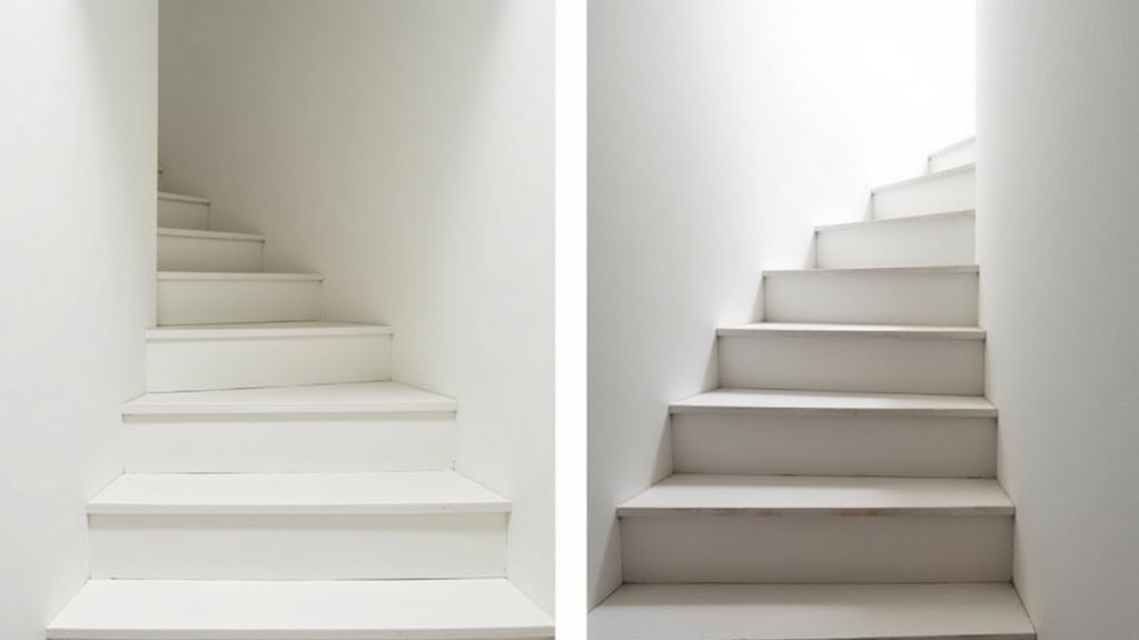 Comparaison entre un monte-escalier droit et un monte-escalier tournant dans une maison à Bouvesse-Quirieu
