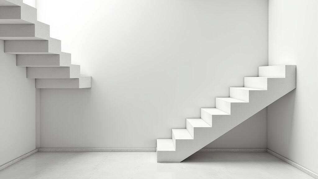 Comparaison entre un monte-escalier droit et un monte-escalier tournant installé dans une maison