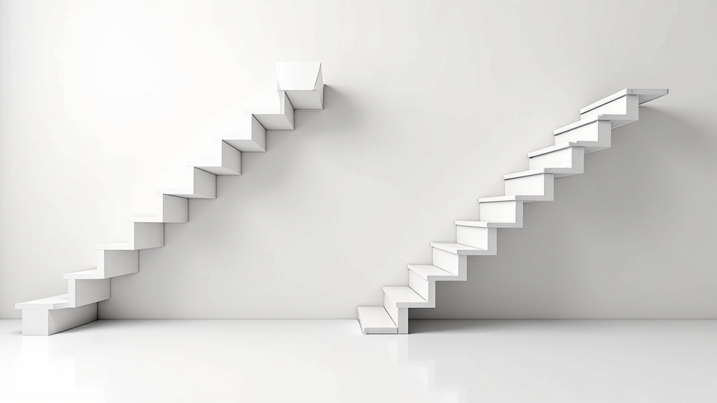 Comparaison visuelle de différents modèles de monte-escaliers installés dans une maison