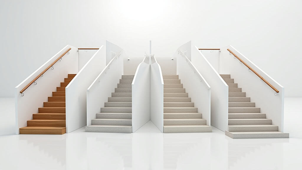 Comparaison visuelle de différents modèles de monte-escaliers