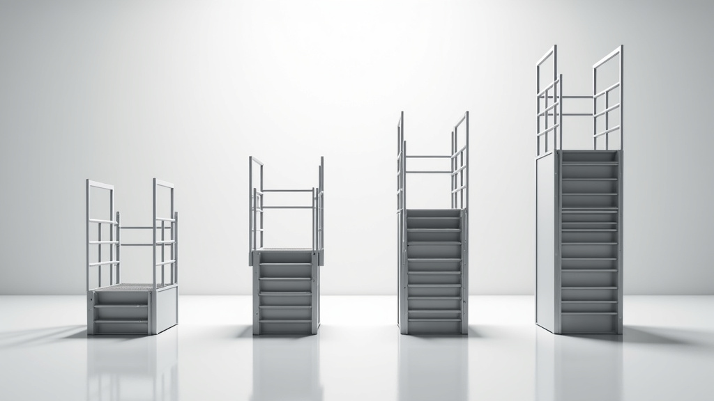 Comparaison visuelle des différents modèles de monte-escaliers disponibles à Hourtin