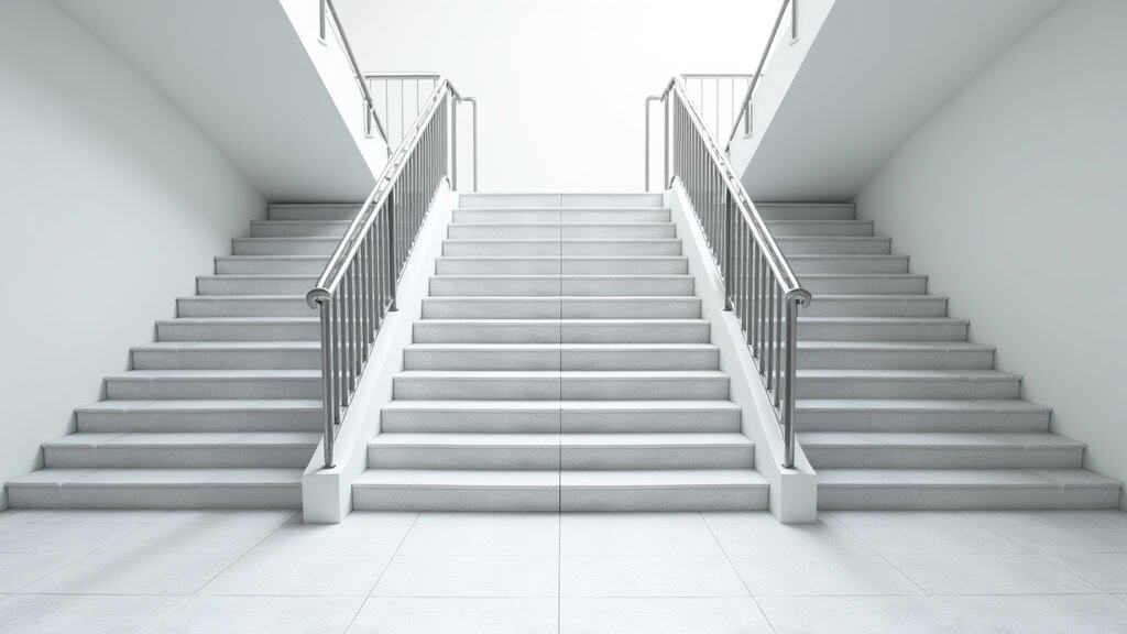 Comparaison visuelle des différents types de monte-escaliers : droit, tournant et extérieur