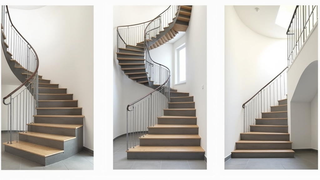 Différents modèles de monte-escalier installés à Cébazat : droit, tournant et extérieur