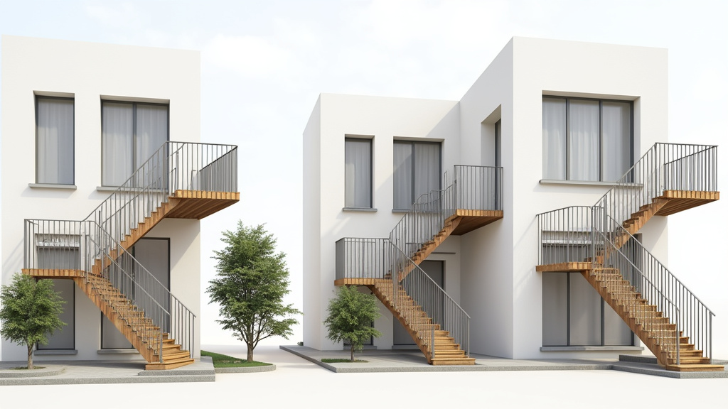 Différents types de monte-escaliers : droit, tournant et extérieur, adaptés aux logements de Hergnies