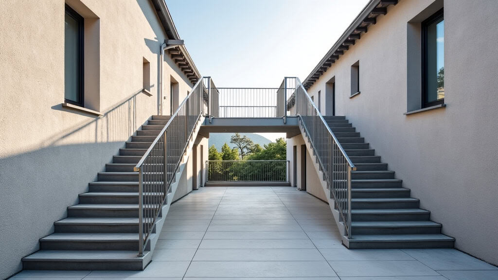 Différents types de monte-escaliers installés à Baume-les-Dames : droit, tournant, extérieur