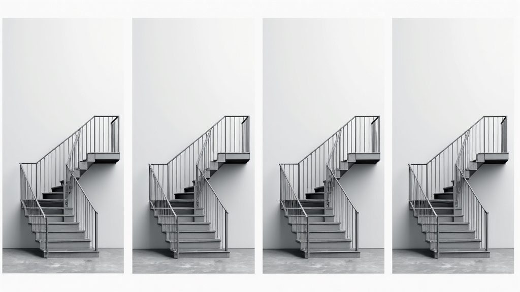 Différents types de monte-escaliers installés à Dialan sur Chaîne : droit, tournant et extérieur