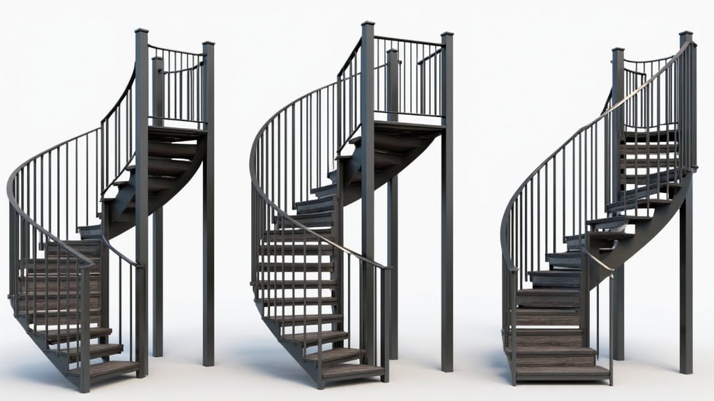 Différents types de monte-escaliers installés à Muides-sur-Loire : droit, tournant, extérieur