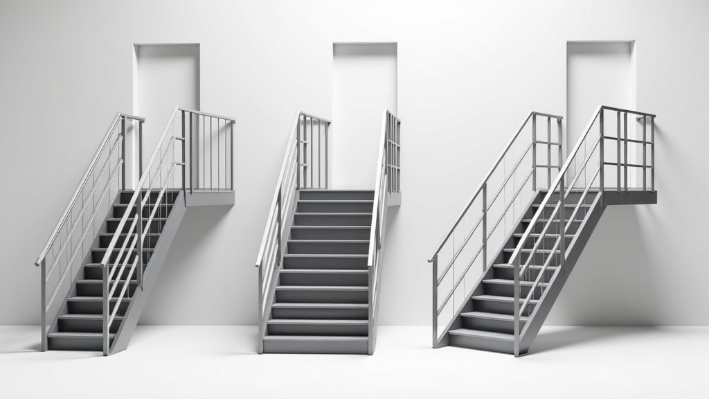 Différents types de monte-escaliers installés à Sarreinsming : droit, tournant et plateforme élévatrice