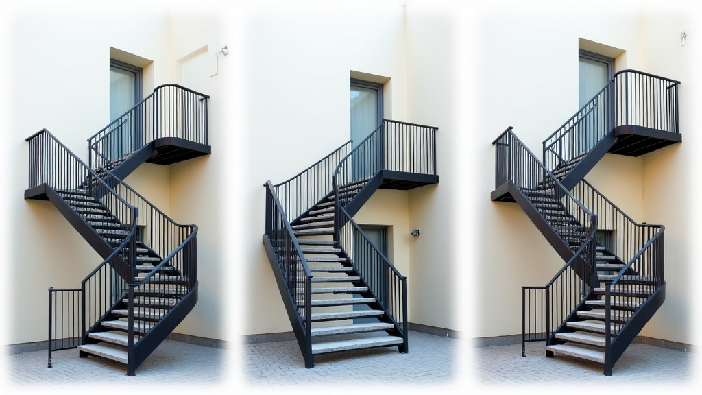 Différents types de monte-escaliers installés à Vitry-sur-Seine : droit, tournant et extérieur