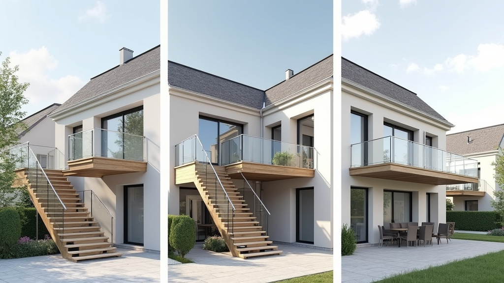 Différents types de monte-escaliers installés dans une maison à Le Doulieu : droit, tournant et extérieur