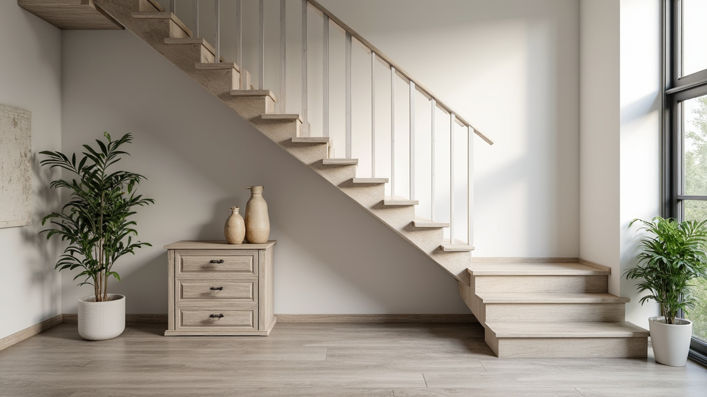 Escalier à Belley prêt pour l