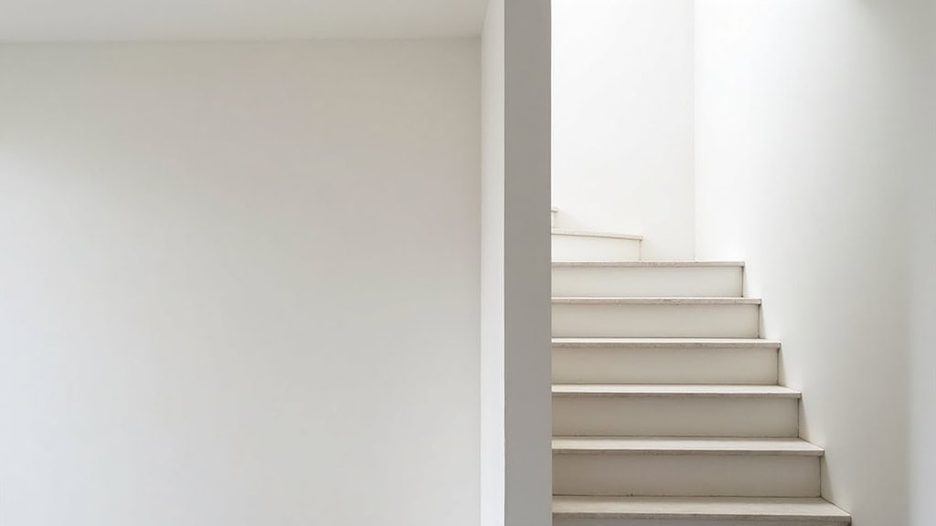 Escalier droit dans une maison à Solliès-Ville équipé d’un monte-escalier droit