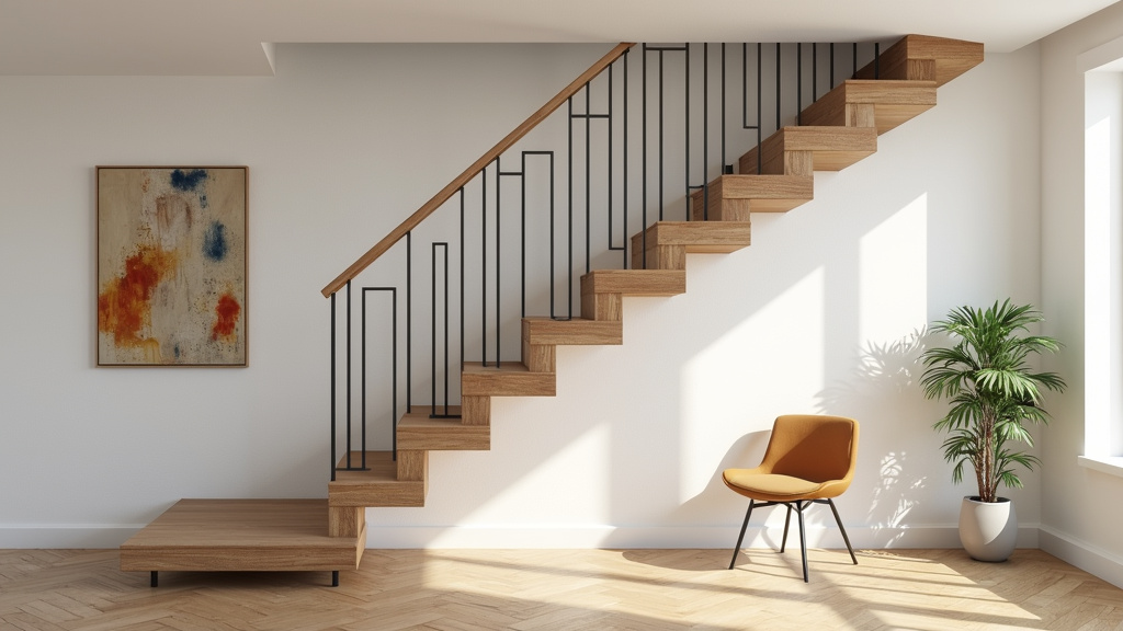 Escalier messin équipé d