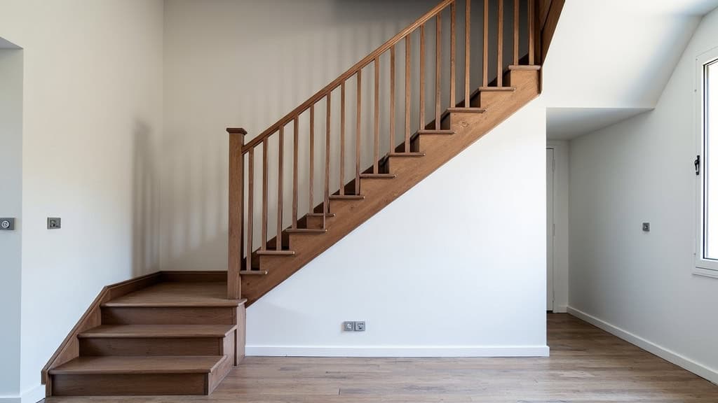 Exemple de monte-escalier tournant installé dans une maison à Saint-André-de-Boëge