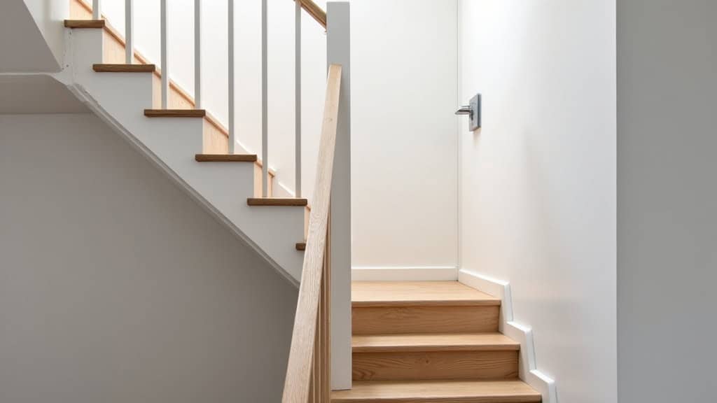 Fauteuil monte-escalier en fonctionnement dans une maison à Saint-Côme-d