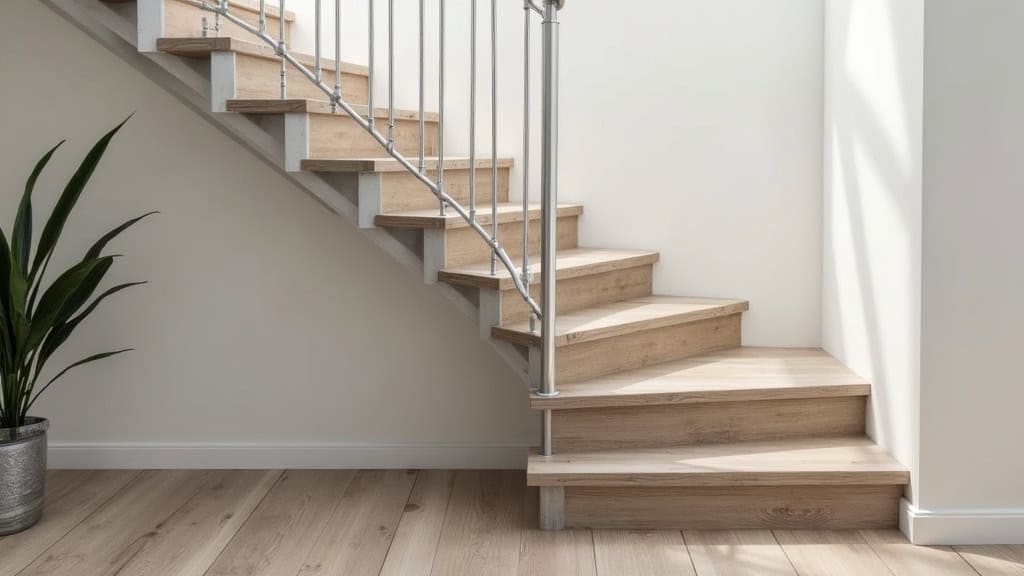 Fauteuil monte-escalier installé sur un escalier tournant à Marcigny