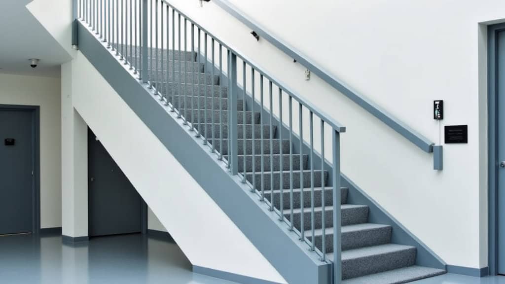 Fonctionnement d’un monte-escalier à Vion : rail, siège, batterie de secours et ceinture de sécurité