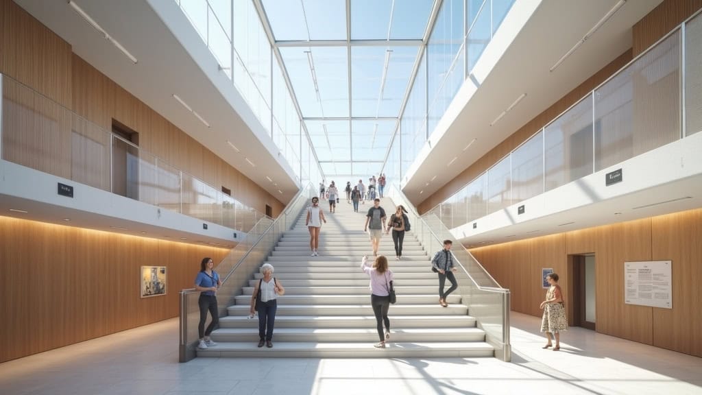 Hall d’exposition de Monte Escaliers 84 à Monteux