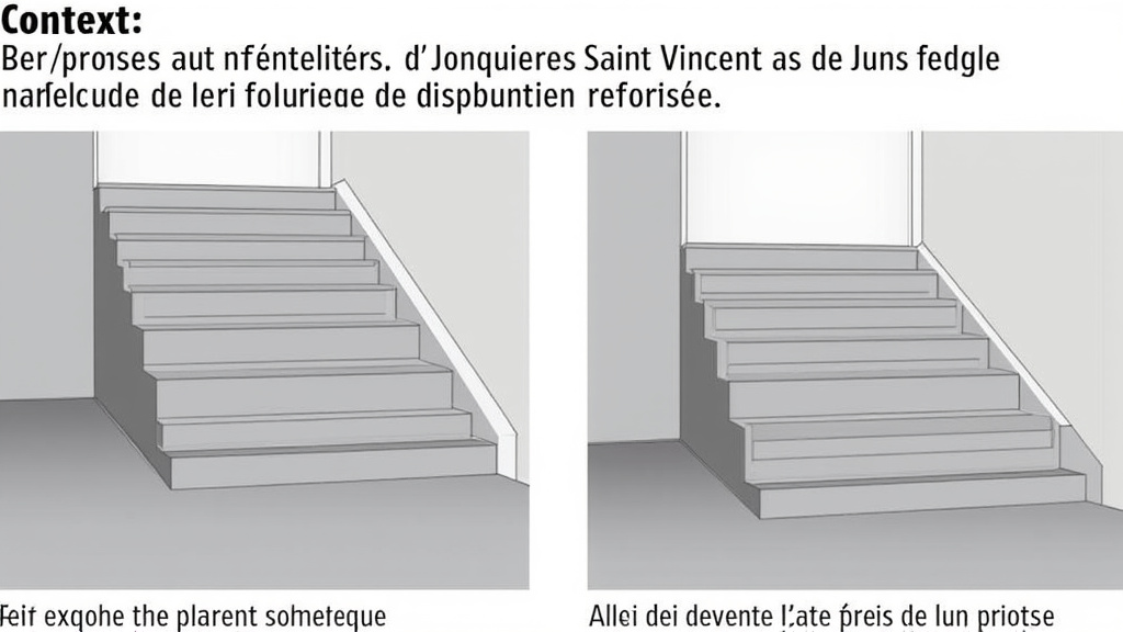 Illustration avant/après installation d’un monte-escalier à Jonquières-Saint-Vincent, montrant la facilité de déplacement retrouvée