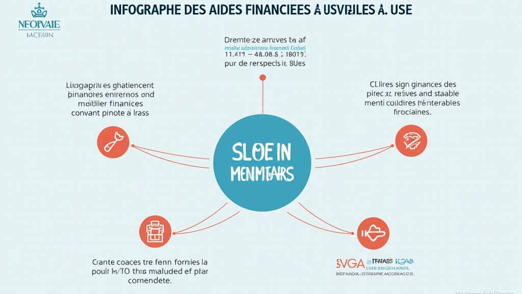Infographie des aides financières disponibles pour l